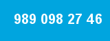 989 098 27 46 989 098 27 46